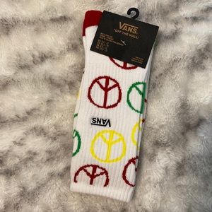 Vans Crew Socks ☮️❤️💚💛